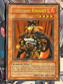 Command Knight CT1-EN003 LIMITED EDITION YuGiOh Card - Image 1