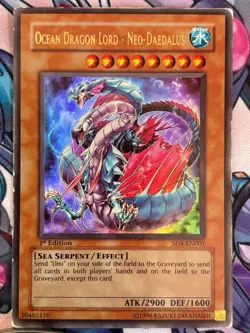 Ocean Dragon Lord - Neo-Daedalus SD4-EN001 YuGiOh Card ULTRA RARE 1ST EDITION - Image 1