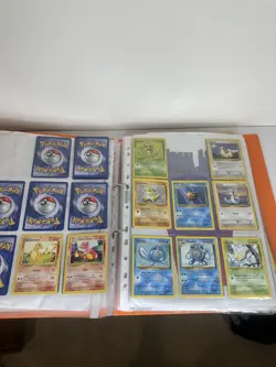 Vintage Pokemon TCG Binder Collection Lot Of 170+ card 1999 -2000 1st editions - Image 1