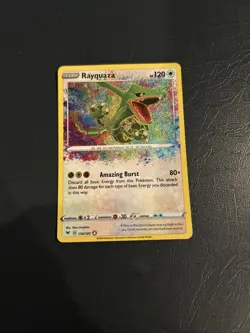 Pokemon TCG Rayquaza Vivid Voltage Holo Card 138/185 - Image 1