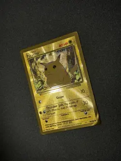 Pikachu Metal Gold Card UPC Pokemon 25th Anniversary Celebrations 58/102 Promo - Image 2