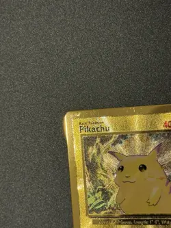 Pikachu Metal Gold Card UPC Pokemon 25th Anniversary Celebrations 58/102 Promo - Image 4