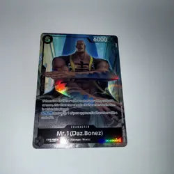 Mr. 1 (Daz Bonez) Alt Art OP14-090 The Azure Sea's Seven One Piece TCG English - Image 1