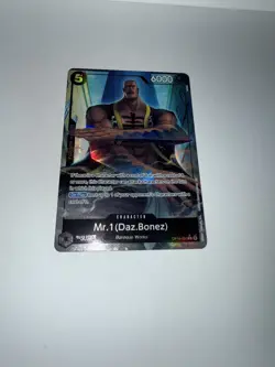 Mr. 1 (Daz Bonez) Alt Art OP14-090 The Azure Sea's Seven One Piece TCG English - Image 3