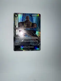 Mr. 1 (Daz Bonez) Alt Art OP14-090 The Azure Sea's Seven One Piece TCG English - Image 5