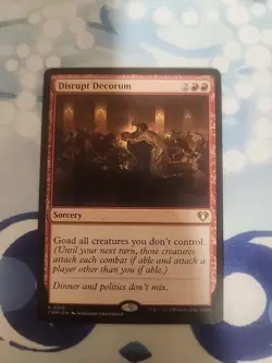 Disrupt Decorum (Commander Masters)(Rare) - Image 1