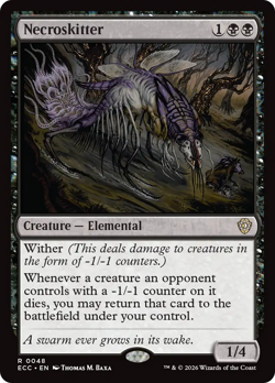 MTG Necroskitter NM ** Lorwyn Eclipsed Commander ** - Image 1