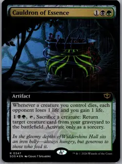 Cauldron of Essence (Extended Art) R Secrets of Strixhaven 347 NM - Image 1