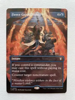 MTG Fierce Guardianship BORDERLESS 0694 CMM - Image 1