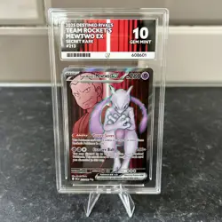 Pokemon Team Rocket's Mewtwo ex - 213/182 - Destined Rivals - ACE GEM MINT 10 🌟 - Image 1