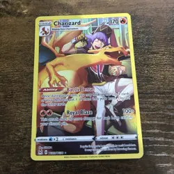 Pokemon Charizard TG03/TG30 Lost Origin Holo Ultra Rare 170 HP Royal Blaze - Image 1