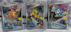 Pokemon First Partner Illustration Collection Series 1 Gen 4 Starter Set - Image 1