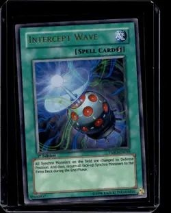 YUGIOH Intercept Wave - TSHD-EN050 - Ultimate Rare 1st Edition NM - Image 1