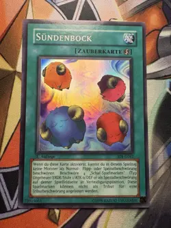 Yugioh! Sundenbock Super Rare - SDJ-G041 1. Auflage - Deutsch - Image 1