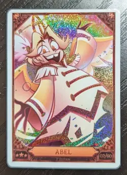 Hazbin Hotel Trading Card Season 2 - ABEL 02/60 FOIL - 1st Edition + BONUS FOIL - Image 2