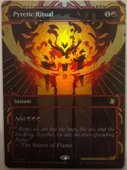 MTG Secrets of Strixhaven Mystical Archives Pyretic Ritual Foil (Rare) - Image 1