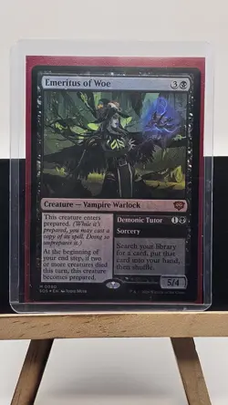 Emeritus of Woe [Secrets of Strixhaven] Foil Near Mint - Image 1