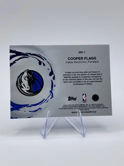 Topps 2025-2026 NBA Cooper Flagg Generation Now Refractor Holo Foil RC MAVS - Image 2