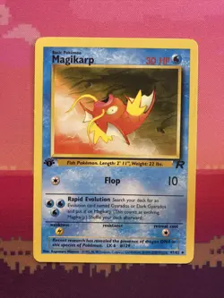 Pokemon Card Magikarp Team Rocket 1st Edition Common 47/82 Near Mint - Image 1