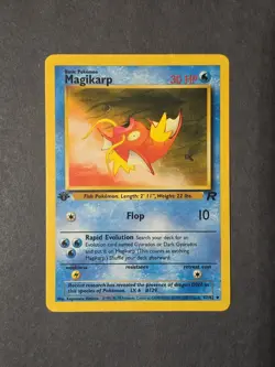 2000 Pokemon Team Rocket First Edition Magikarp #47/82 - Image 1