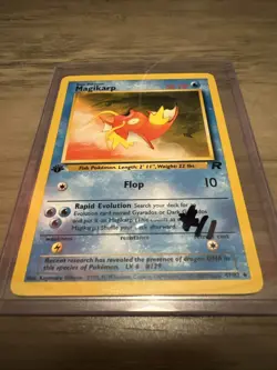 Pokemon TCG Magikarp Common 1st Edition Team Rocket 47/82 Near Mint - Image 1