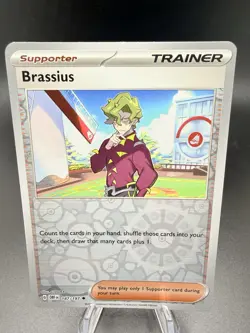 Pokemon TCG - Reverse Holo Brassius 187/197 - Obsidian Flames 2023 - Image 1