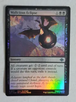 Malicious Eclipse #111 The Lost Caverns of Ixalan Foil Magic the Gathering - Image 1
