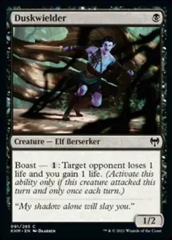 Foil Duskwielder [Kaldheim] Common MTG - Image 1