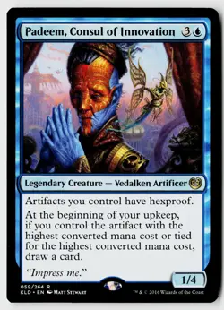 MTG Kaladesh #59 Padeem, Consul of Innovation Rare - Image 1