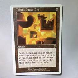 Magic: The Gathering Teferi's Puzzle Box Artifact 7th Edition 2001 English - Image 1