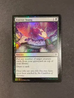Forever Young - Foil - Throne of Eldraine - Magic the Gathering - MTG - Image 1