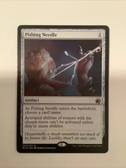 Pithing Needle - MTG Innistrad: Midnight Hunt MID 257/277 - Rare Artifact - Image 1