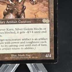 Karn, Silver Golem #298 (MP) Urza's Saga USG Magic MTG - Image 3