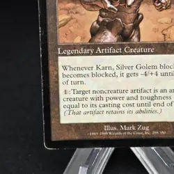 Karn, Silver Golem #298 (MP) Urza's Saga USG Magic MTG - Image 4