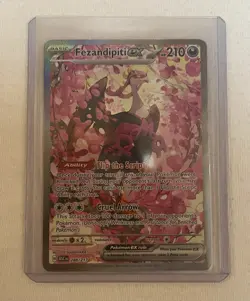 Pokemon TCG Fezendipiti Ex 288/217 SIR From Ascended Heroes Gradeable Copy Nm - Image 1