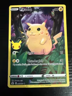 2021 Pokemon SWSH Celebrations Pikachu Holo #005/025 - Image 1
