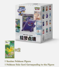 In stock 2025 Pokemon Chinese Exclusive Dream Drawing 151 Figurine Blind Box Set - Image 2