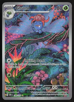 Gloom 198/197 Illustration Rare Obsidian Flames Pokemon Near Mint - Image 1