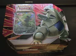 Pokemon Tyranitar V Strikers Tin Factory sealed 5 packs - Image 2