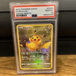 Pokemon Pikachu TCG Crown Zenith GG30/GG70 PSA 10 - Image 1