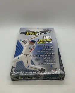 2000 Topps Stars MLB Baseball Factory Sealed Hobby Box 144 Cards Total - Image 1