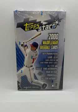 2000 Topps Stars MLB Baseball Factory Sealed Hobby Box 144 Cards Total - Image 5