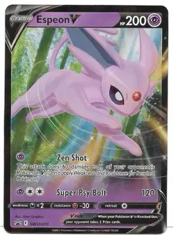 Espeon V SWSH201 SWSH: Sword & Shield Promo Cards Holo Pokemon TCG - NM - Image 1