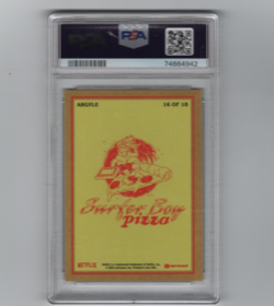 ZEROCOOL STRANGER THINGS THE NATIONAL PROMO ARGYLE PSA GRADE NM-MT 8! - Image 2