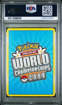 2008 Pokemon Promo Mew Gold Star World Championships PSA 6 - Image 2