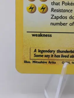 Zapdos 15/62 - Fossil Set - Rare Holo - Vintage WOTC Pokemon Card - MP - Image 5