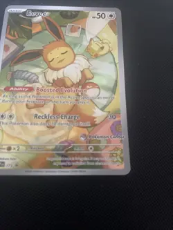 Eevee Pokemon Center Exclusive) 173 Sv: Scarlet & Violet Promo Card stamped only - Image 3
