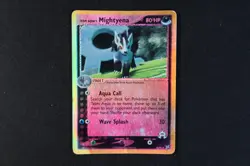 Team Aqua's Mightyena 30/95 Reverse Holo Pokemon Card Team Magma vs Team Aqua MP - Image 1