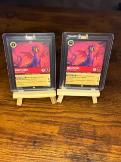 (2x) Lorcana Maleficent - Monstrous Dragon NM Normal The First Chapter - Image 1