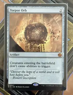 MTG - The Big Score - Torpor Orb - M 0027 - Non Foil - M/NM - Image 1